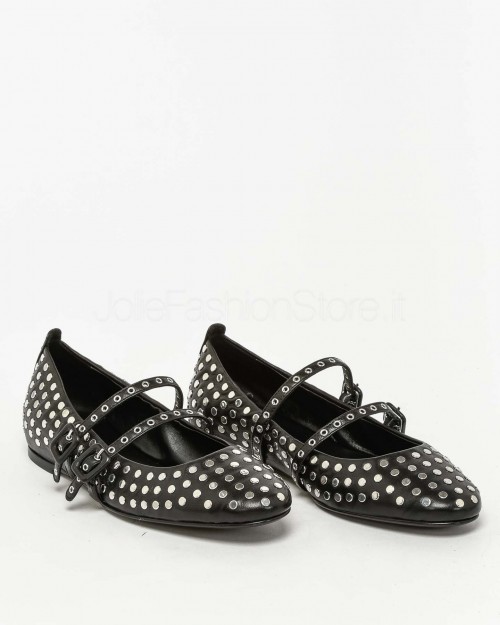 Halmanera Black Ballerina with Studs  DODO 54 BARON NERO