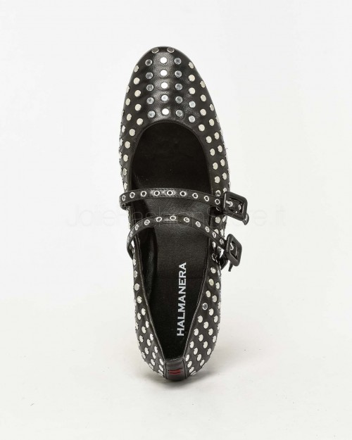 Halmanera Black Ballerina with Studs  DODO 54 BARON NERO