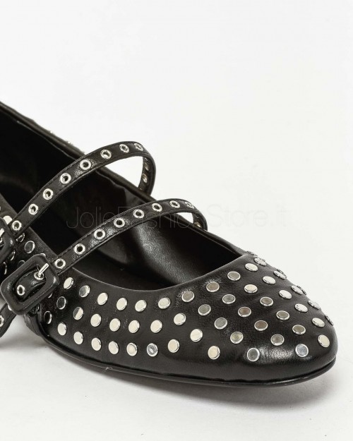 Halmanera Black Ballerina with Studs  DODO 54 BARON NERO