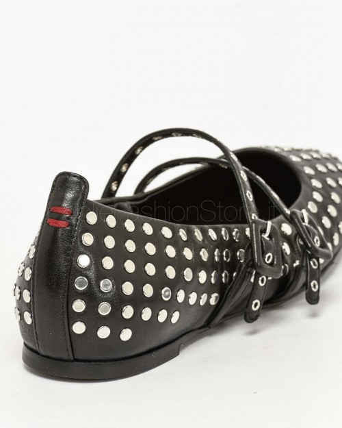 Halmanera Black Ballerina with Studs  DODO 54 BARON NERO