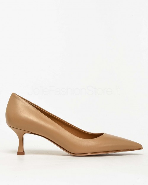 Sergio Levantesi Low Heel Pumps Hazelnut  ELLE CALF NOCCIOLA