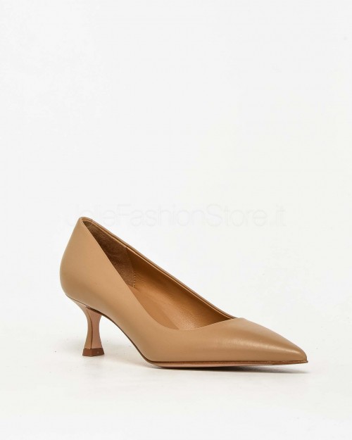 Sergio Levantesi Low Heel Pumps Hazelnut  ELLE CALF NOCCIOLA