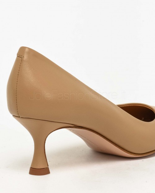 Sergio Levantesi Low Heel Pumps Hazelnut  ELLE CALF NOCCIOLA