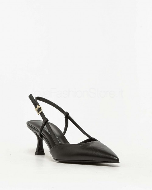 Sergio Levantesi Decollete Slingback Nero  ELSA 5 CALF NERO