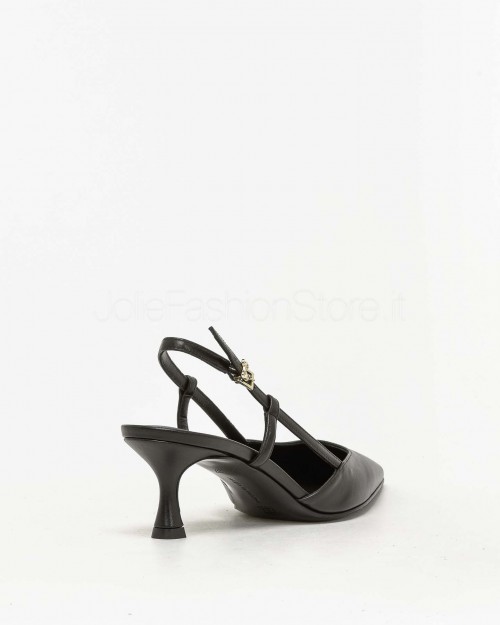 Sergio Levantesi Decollete Slingback Nero  ELSA 5 CALF NERO