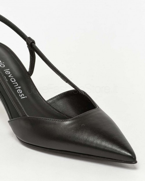 Sergio Levantesi Decollete Slingback Nero  ELSA 5 CALF NERO