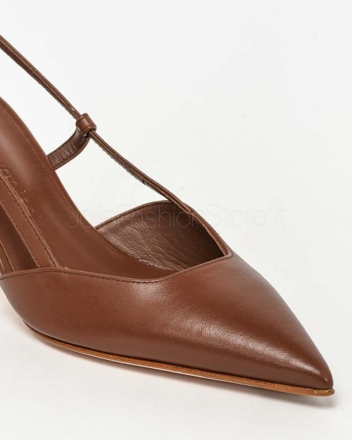 Sergio Levantesi Decollete Slingback Marrone  ELSA 5 CALF BRUCIATO