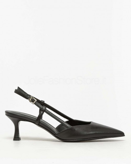 Sergio Levantesi Decollete Slingback Nero  ELSA 5 CALF NERO