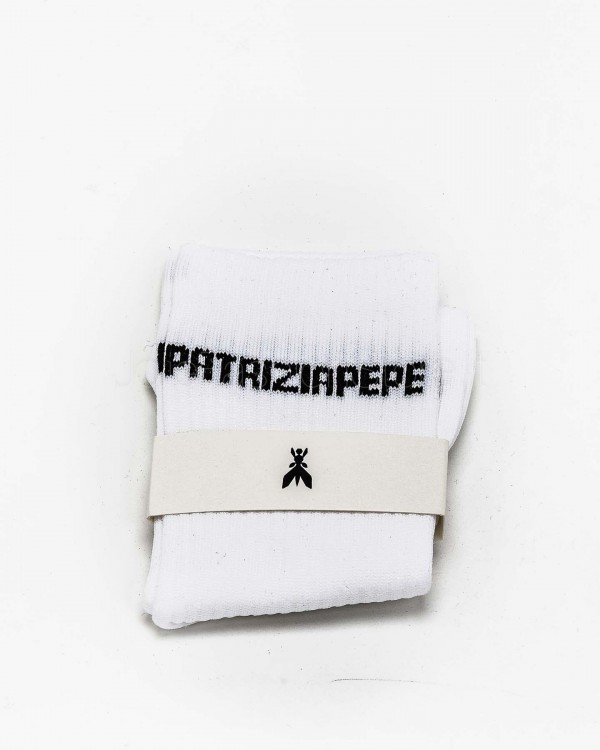 Patrizia Pepe White Sponge Sock  8F0062 K062 W101