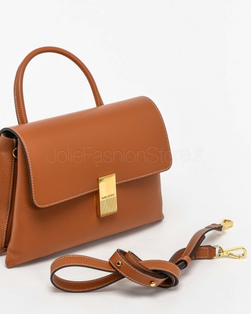 Mouliebre Borsa Vitello Bettolato Cammello  MARTINA CAMEL