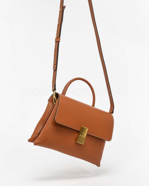 Mouliebre Borsa Vitello Bettolato Cammello  MARTINA CAMEL