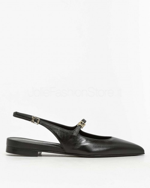 Sergio Levantesi Ballerina Slingback Nero  FEDE VIRGO NERO