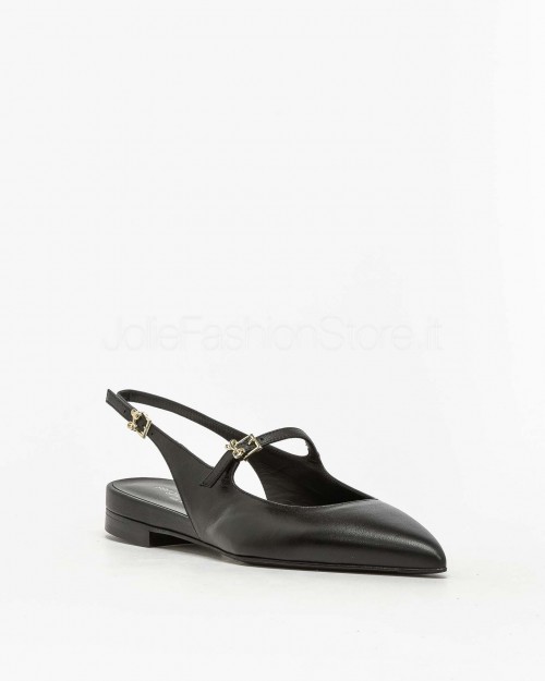 Sergio Levantesi Ballerina Slingback Nero  FEDE VIRGO NERO