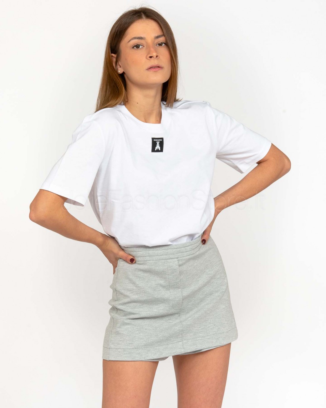 Patrizia Pepe T-Shirt Basic Bianco ottico  8M1612 J089 W103