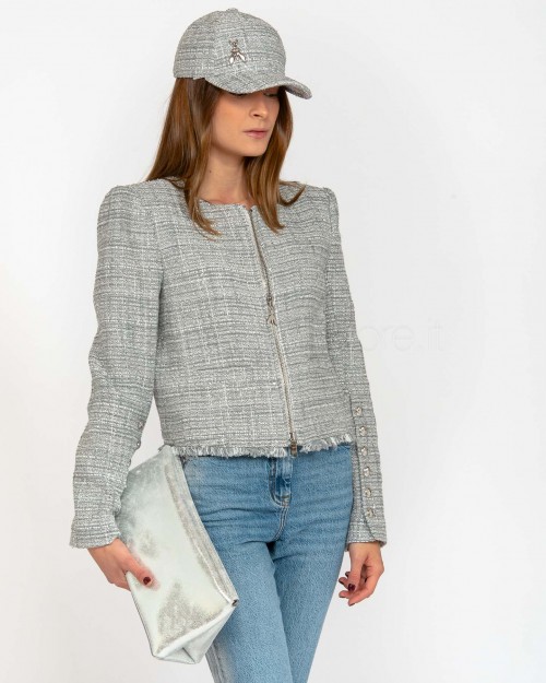 Patrizia Pepe GIACCA/JACKET Gray Tweed