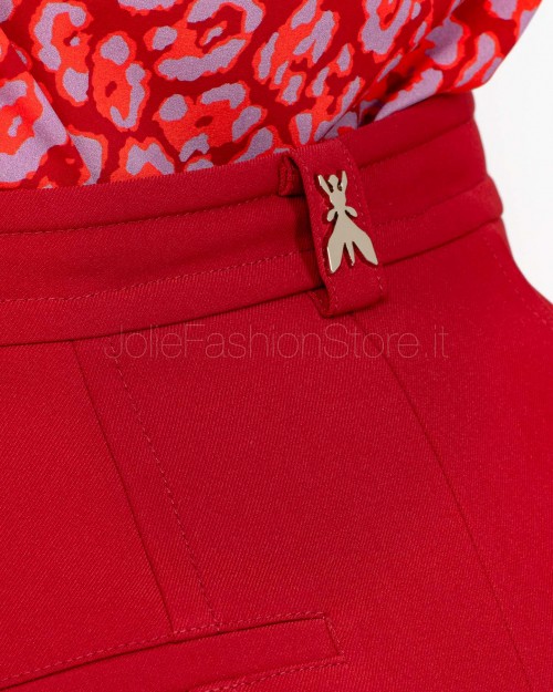 Patrizia Pepe PANTALONI/TROUSERS Clash Red  8P0697 A545 R845