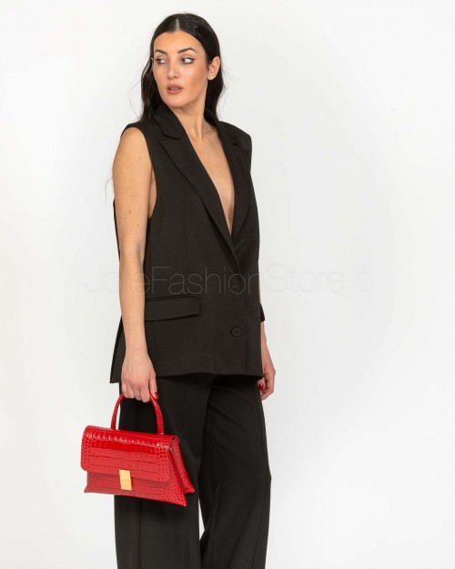 Patrizia Pepe 2 Button Vest Black