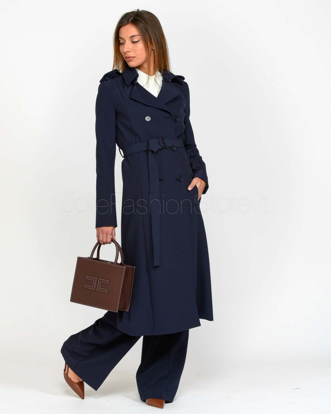 Patrizia Pepe TRENCH Navy  8O0137 A2AW C789