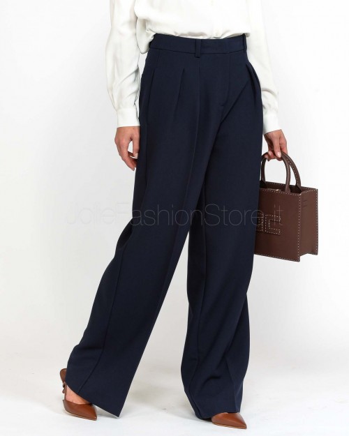 Patrizia Pepe Pantalone con Pinces Navy  8P0669 A533 C789