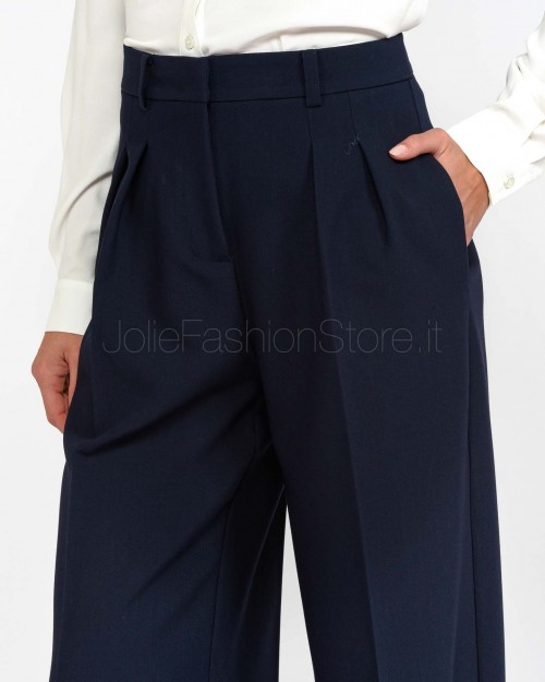 Patrizia Pepe Pantalone con Pinces Navy  8P0669 A533 C789