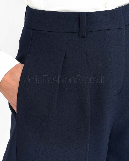 Patrizia Pepe Pantalone con Pinces Navy  8P0669 A533 C789