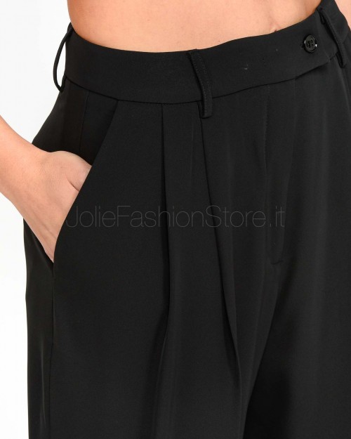 Meimeij Pantalone a Sigaretta Nero  M5PF01 100