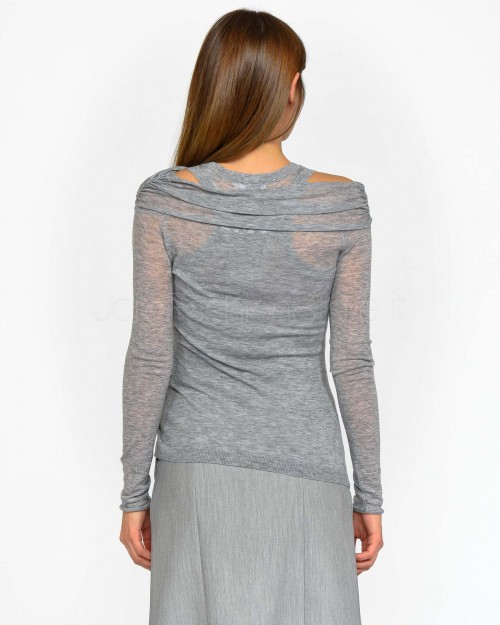 Patrizia Pepe MAGLIA/KNIT Grigio Melange  8K0254 K239 S215