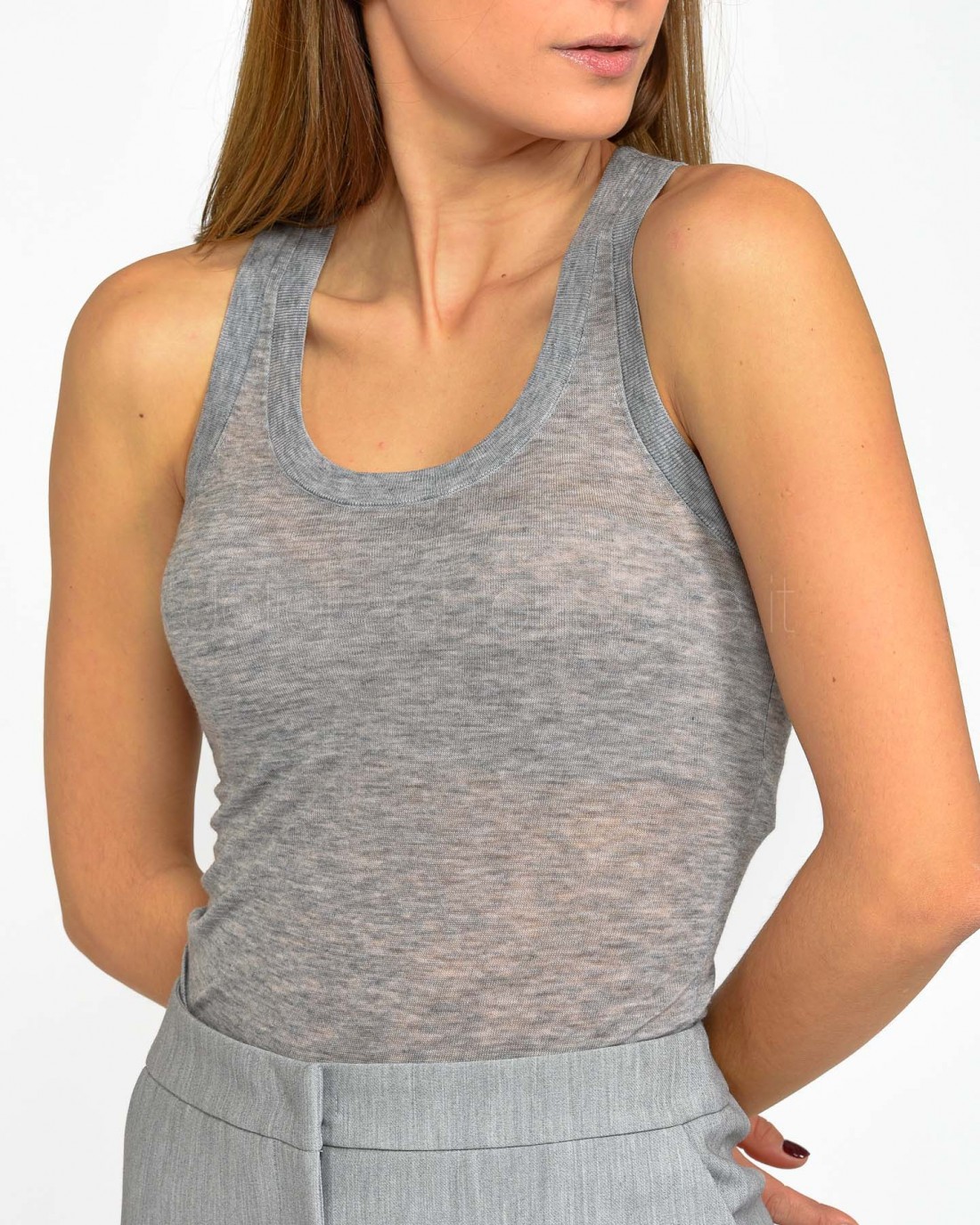 Patrizia Pepe MAGLIA/KNIT Grigio Melange  8K0288 K239 S215