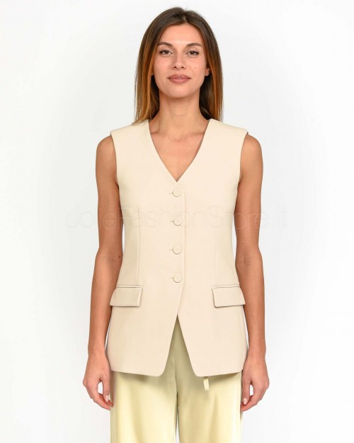 Patrizia Pepe Gilet Modern Beige  8S0538 A533 B814