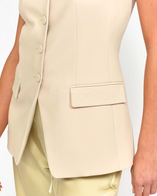 Patrizia Pepe Gilet Modern Beige  8S0538 A533 B814