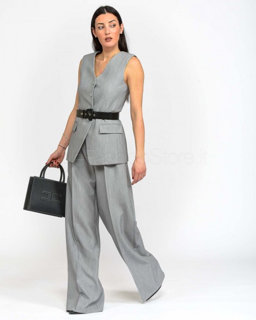 Patrizia Pepe PANTALONI/TROUSERS Grigio Melange