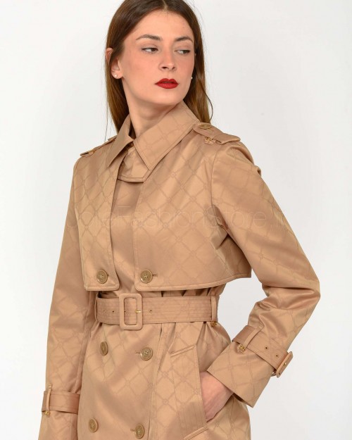 Elisabetta franchi CAPPOTTO CON CINTURA  CP62D51E2 032