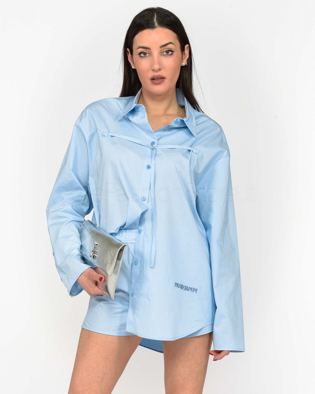 Patrizia Pepe CAMICIA/SHIRT Shirting Sky  8C0742 AH74 CA38