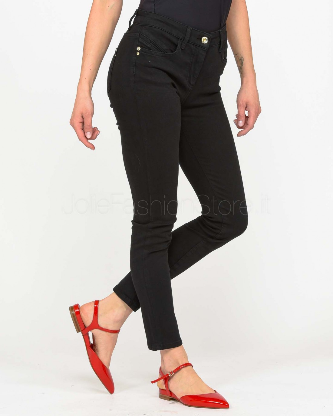 Patrizia Pepe Jeggings Nero  CP0509 DS04 K103