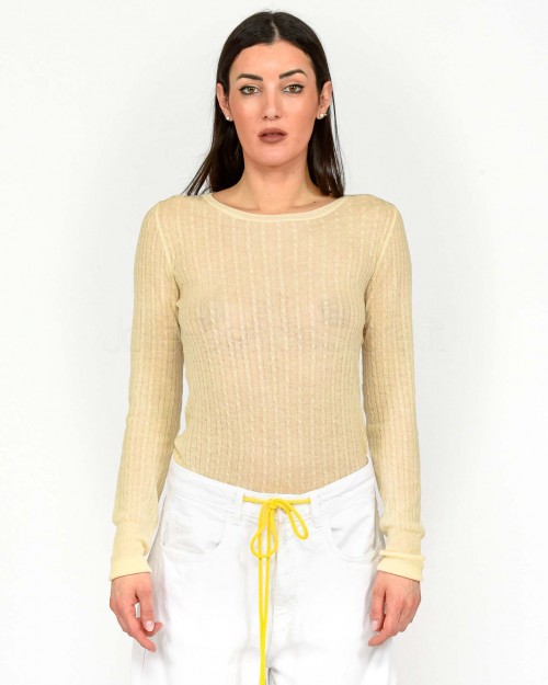 Patrizia Pepe SWEATER/KNIT Light Vanilla  8K0264 K034 W385