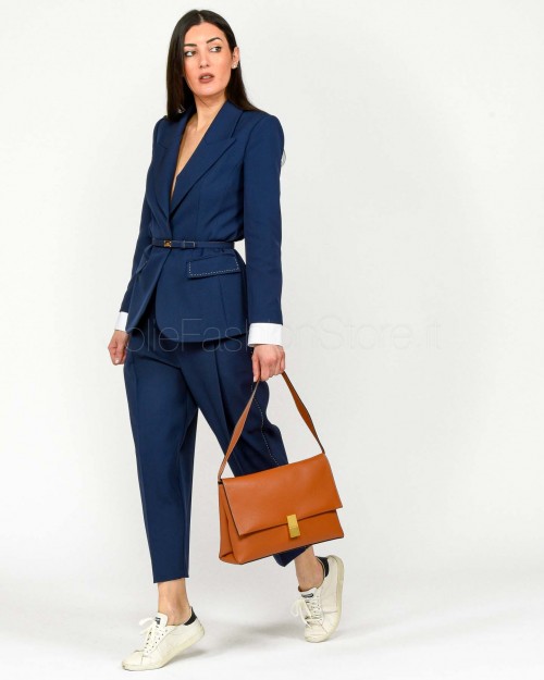 Elisabetta franchi JACKET WITH BELT  GI14051E2 DC8