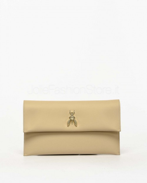 Patrizia Pepe Envelope Shoulder Bag Ocean Sand