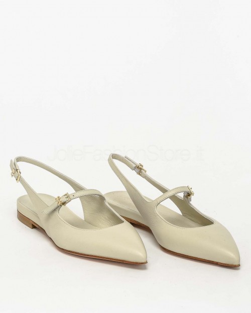 Sergio Levantesi Ballerina Slingback Gesso  FEDE VIRGO SASSO