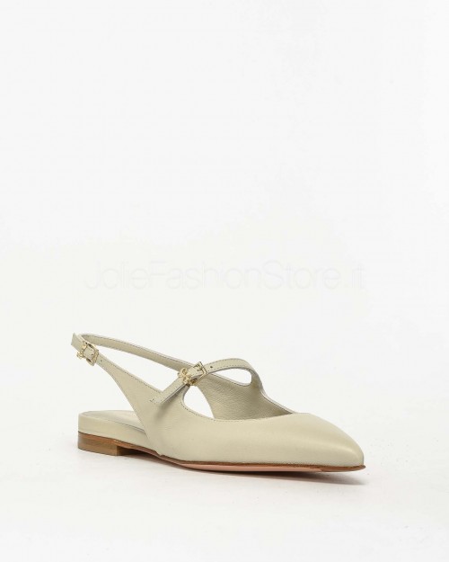 Sergio Levantesi Ballerina Slingback Gesso  FEDE VIRGO SASSO