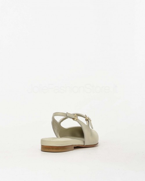 Sergio Levantesi Ballerina Slingback Gesso  FEDE VIRGO SASSO