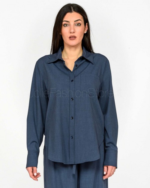 Solo Tre Camicia Blu  M1D0133 DU 87S