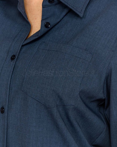 Solo Tre Camicia Blu  M1D0133 DU 87S