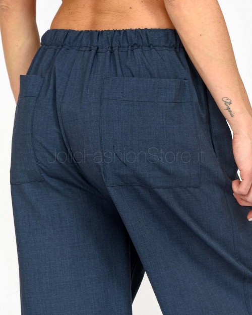 Solo Tre Pantalone Blu  M1D0043 DU 87/1S