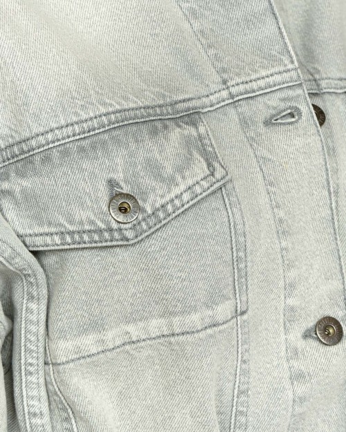 SOLO TRE GIACCA DENIM GRIGIO  M1D0185 A DENIM GRIGIO