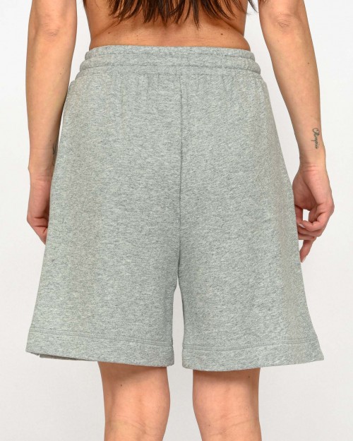 Solo Tre Shorts Grigio Scritta Rossa  M1D0234 DU 93S