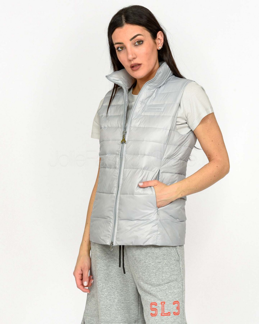 Patrizia Pepe DOWN JACKET Glass Gray  8O0172 A503 S702