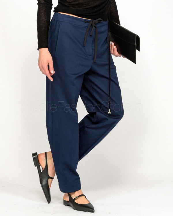 Patrizia Pepe Pantalone con Lacetto Navy  8P0711 A543 C789