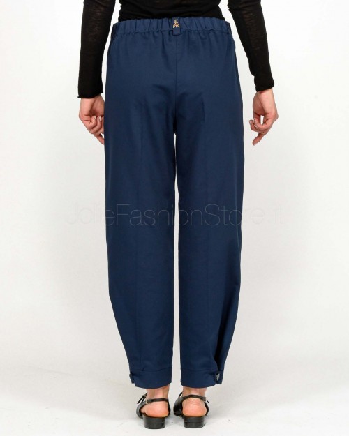 Patrizia Pepe Pantalone con Lacetto Navy  8P0711 A543 C789