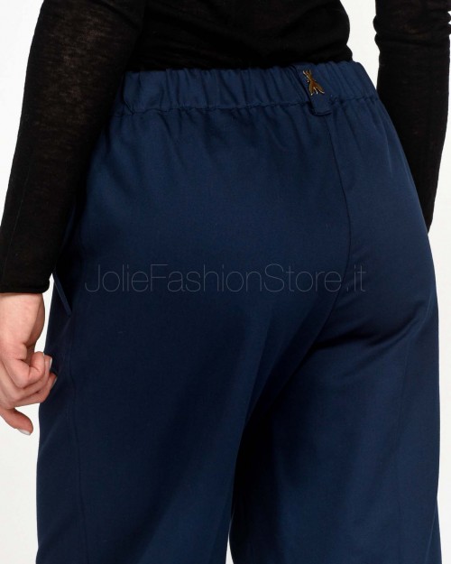 Patrizia Pepe Pantalone con Lacetto Navy  8P0711 A543 C789