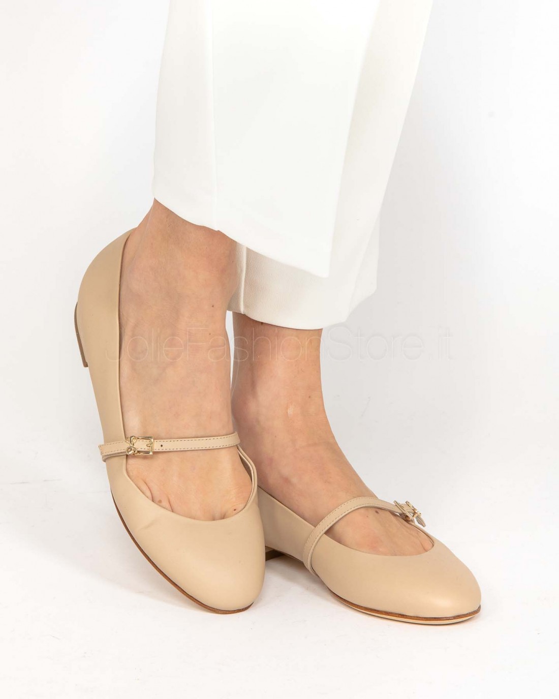 Sergio Levantesi Ballerina Bianco  ALLEY CALF IVORY